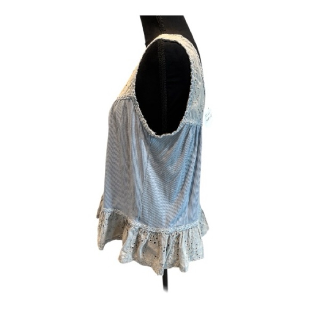 POL Brenda Tank Light Blue Sleeveless Top - Picture 2 of 6